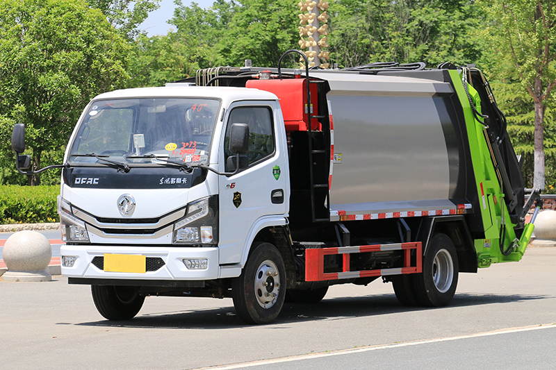 国六18立方东风天龙后双桥 压缩垃圾车